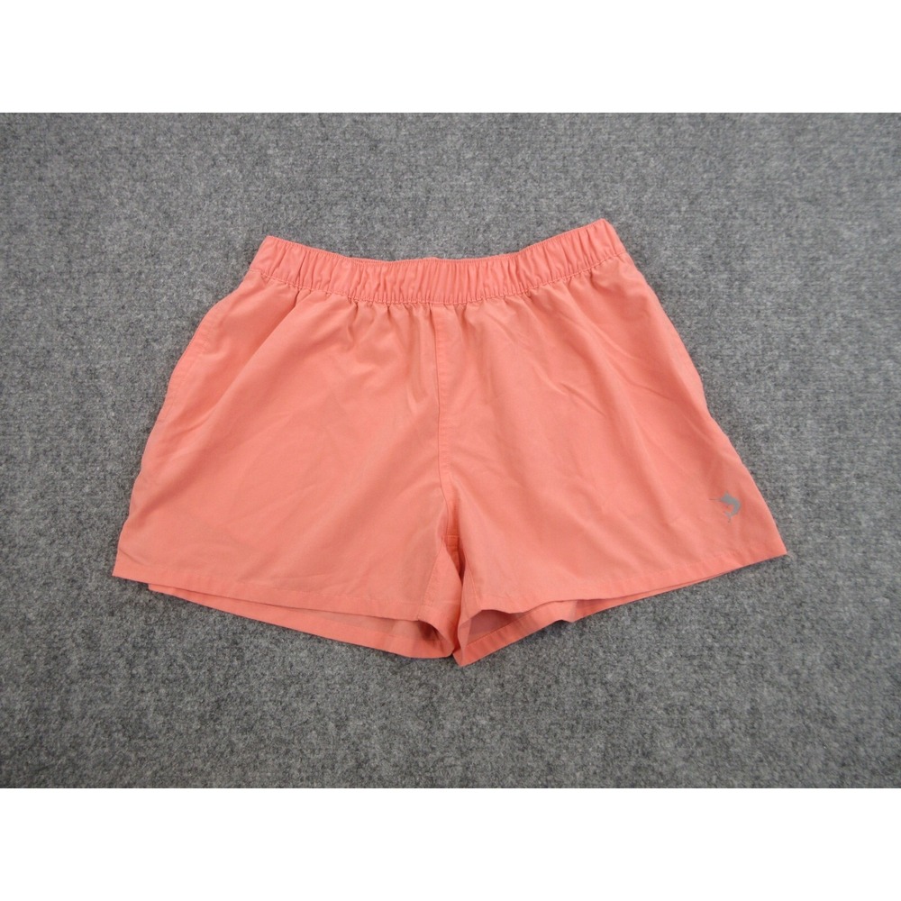 Reel Legends Shorts Womens Medium Pink Microfiber 2.5 Inseam Lined Athletic